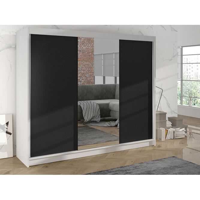 Armoire - Armoire Atlanta 159 406738 - Blanc - 200x215x58cm
