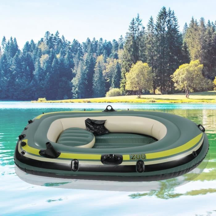 Bateau Gonflable 2 Places Outil De Plongee A La Derive De Peche A La Derive De Bateau A Air Gonflable Annexe Gonflable Hb043 Prix Pas Cher Cdiscount