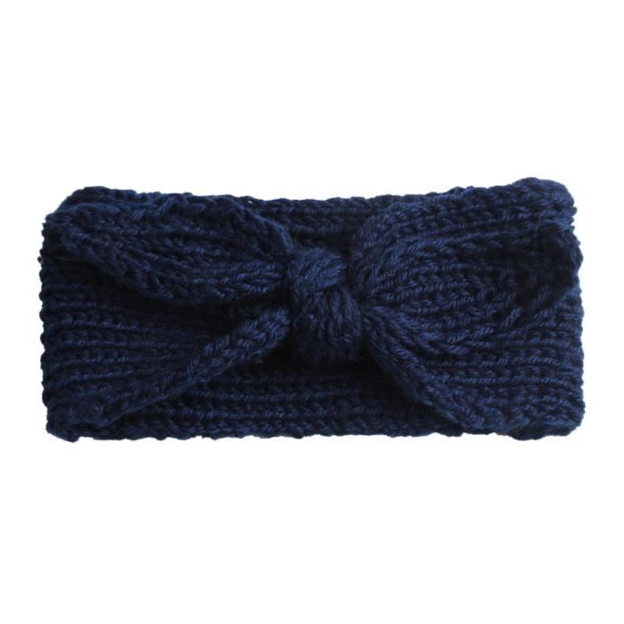 Bebe Enfants Filles Laine Lapin Arc Oreille Bandeau Bandeau Turban Nœud Tete Wraps Sdu357 Cdiscount Au Quotidien