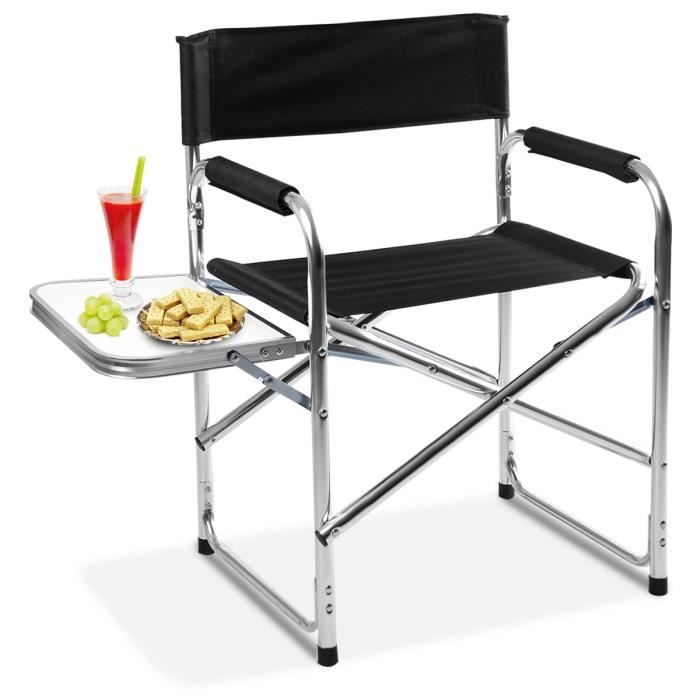Chaise de Directeur Pliable Chaise de Metteur en Scène de Camping