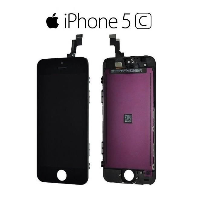 Ecran Iphone Tout Noir Mais Fonctionne Ecran iPhone 5C Noir Nu ( lcd retina ) (Sans kit outils) - Cdiscount