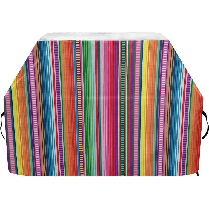 Housse De Couette Réversible Pottery Barn – Rayures Serape – Taille Queen – Lot De 3