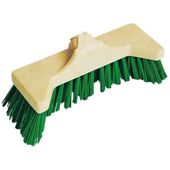 Balai cantonnier baldozer vert 32cm