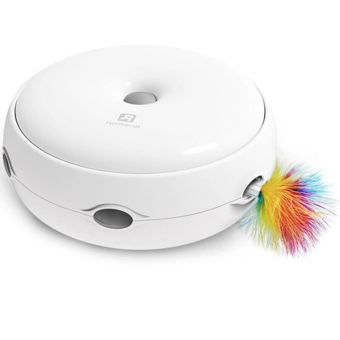Jouet Interactif Pour Chat Avec Moteur - Baguette à Ventouse - Jeu D'exercice Intérieur/extérieur - Pour Chaton Et Chat - 9