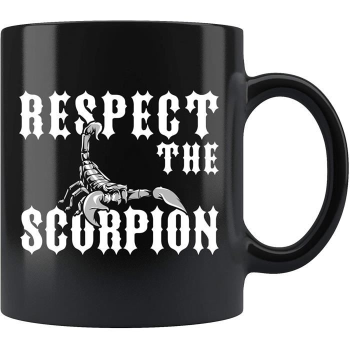 Mug Scorpion Cadeau Scorpion Tasse Agrave Cafeacute Scorpion Cadeau Pour Amateur De Scorpion Tasse En Ceacuteramique 325 Ml110 Cdiscount Puericulture Eveil Bebe