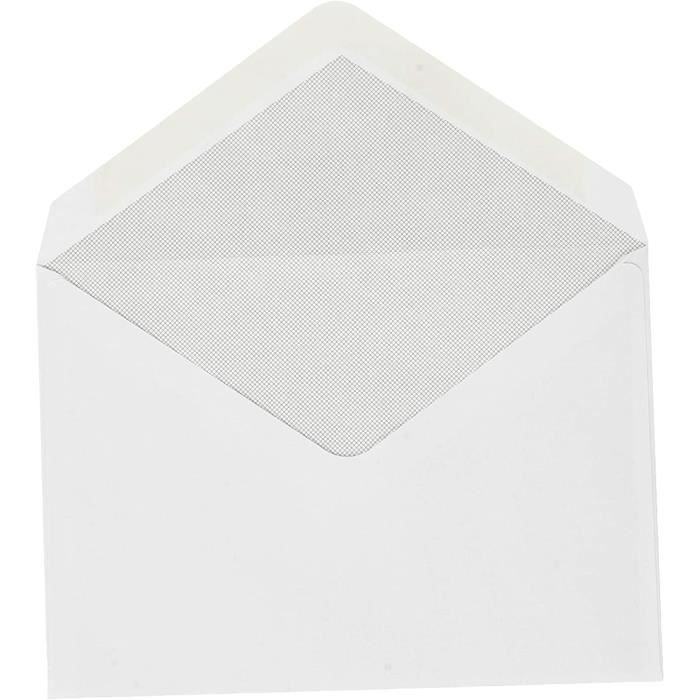 100 Pochettes Autocollantes Transparentes C6 - Pour Documents, Factures, Colis - 2