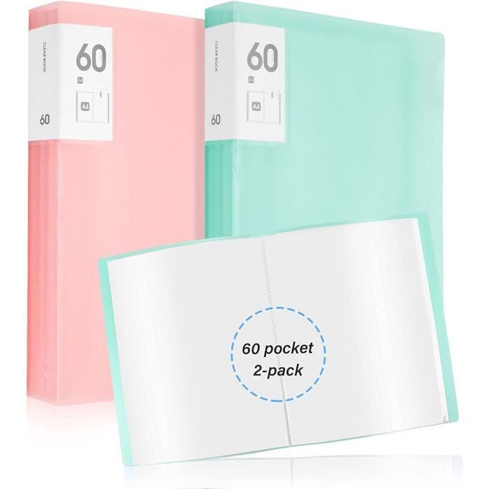 Porte document en plastique pas cher - Pochette coloré A4 pour salon petit  paquet