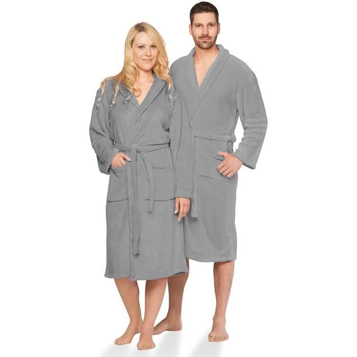 peignoir en microfibre