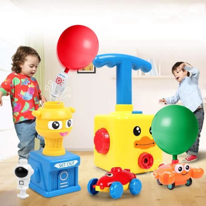 Creative Balloon Powered Toy Set Education Science Power Balloon Car Balloon  Launcher Toy Experiment Toy Fun Launch Tower Cars - Cdiscount Maison