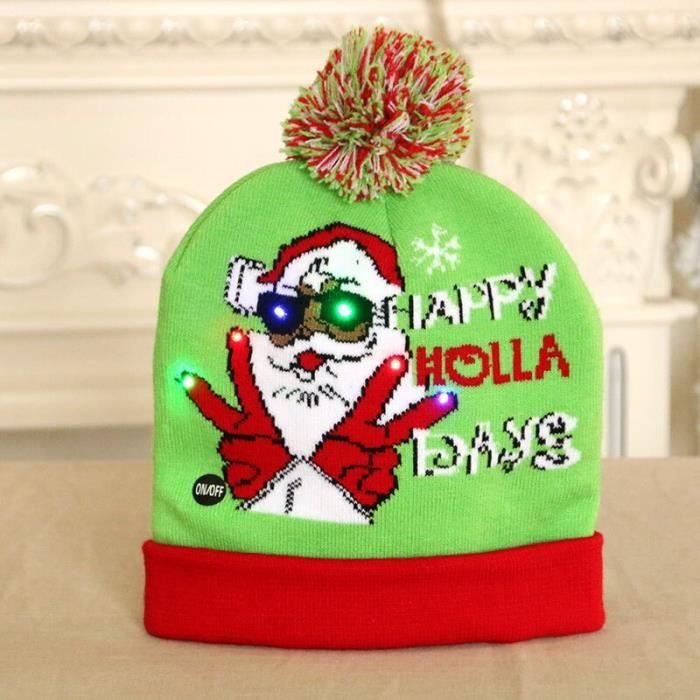 Pull de noel lumineux enfant deals