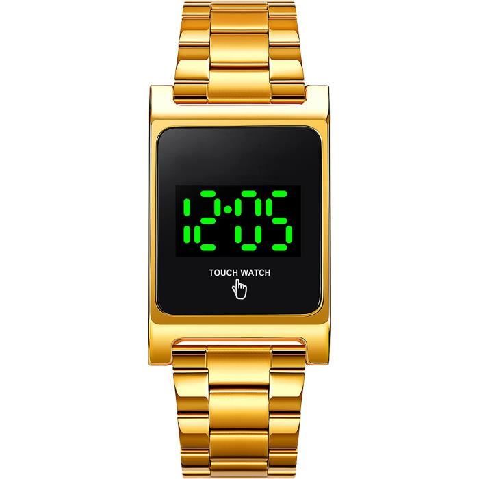 Montre Num rique Pour Homme R tro clairage Led lectronique