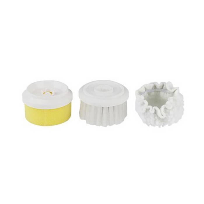 3 Têtes De Brosse Laiton Pour Nettoyeur Vapeur X500/X700 - Nettoyage Fours Et Surfaces - Lot Remplacement