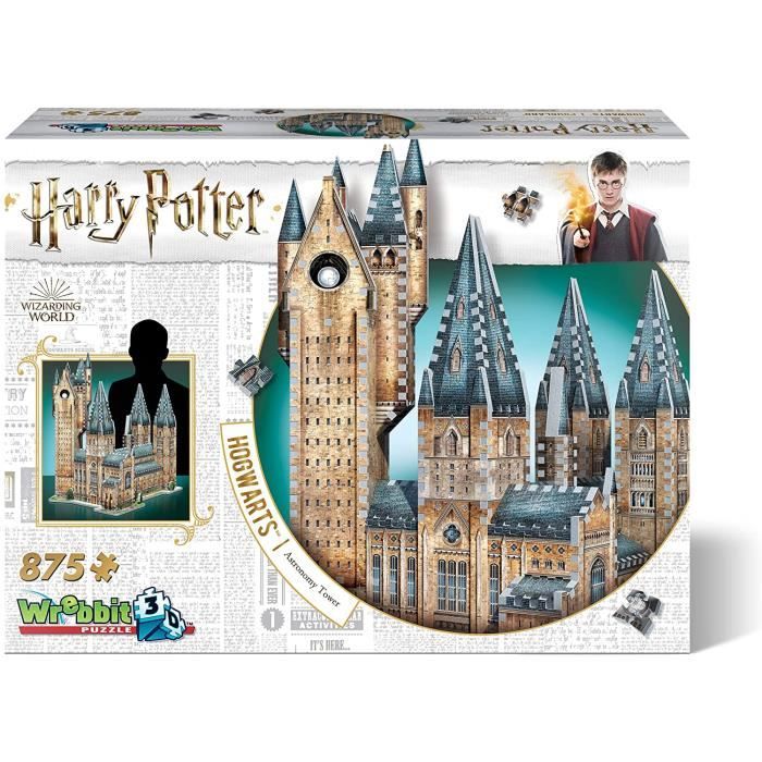 Puzzle 3D Poudlard-La tour astronomie Harry Potter de Wrebbit Puzzle 3D Poudlard-La tour astronomie Harry Potter de Wrebbit