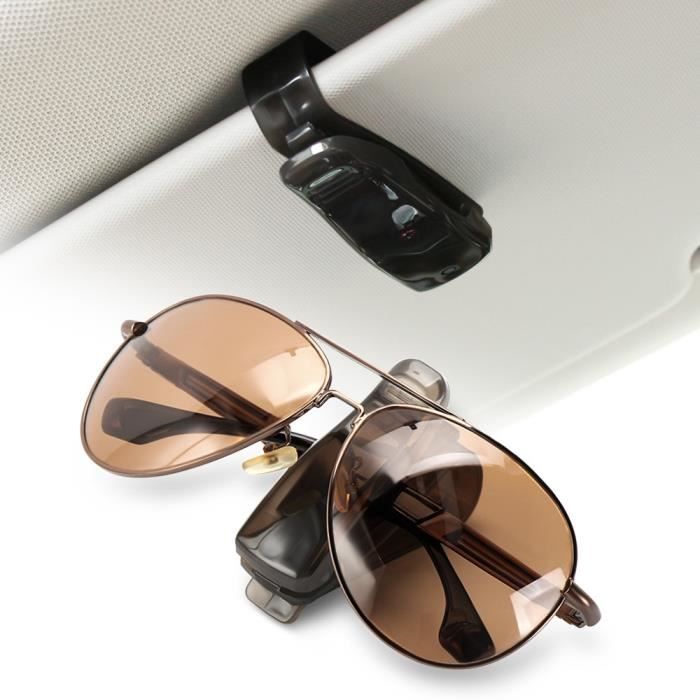 Etui à lunettes,Pare soleil pour voiture, clips de lunettes, porte lunettes  de soleil, accessoire intérieur pour Renault Megane 2 #B - Cdiscount