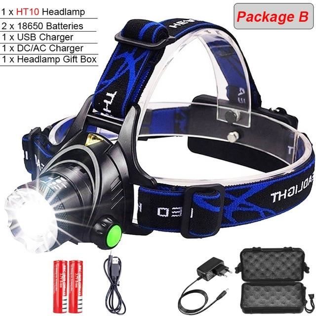 Étanche 8000 LM 2x XML T6 4.2 V USB DEL vélo lumière Phare Feu Arrière