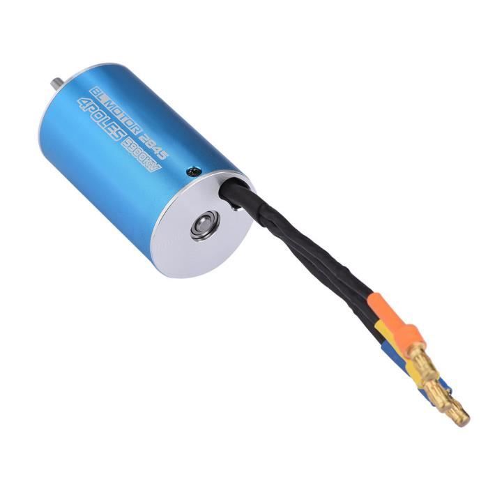 Moteur Brushless étanche 2845 Pour Voiture RC - 2800KV, 4 Pôles, Usinage CNC, 1/12 1/14 échelle