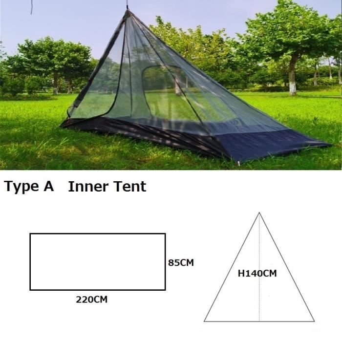 Tipi Pyramide Tipi Tente Tipi Pentagone Imperméable Tente pour Camping en Plein Air 