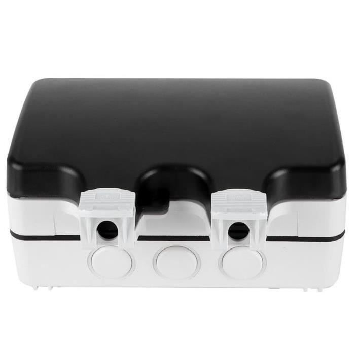 Homoyoyo Cache-prise Étanche Plastique Boîtier Électrique