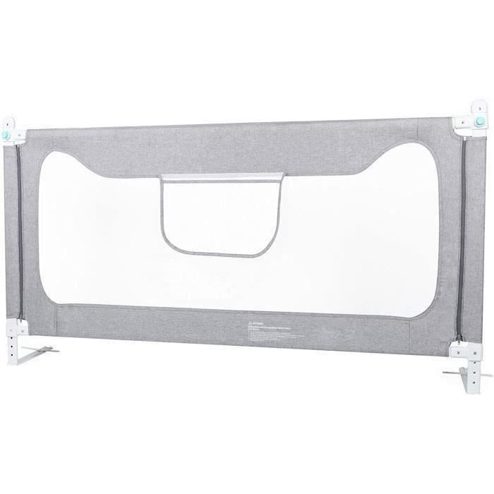 150cm Barrière De Lit Pliable Pour Bébé/Enfant Barre De Lit Rabattable Barriere De Protection Bebe Chambre A Coucher 94556493
