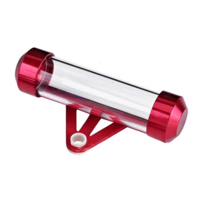 Tube étanche Pour Vignette Moto - Support Universel En Alliage/acrylique, 11x2.6 Cm, 4 Couleurs Au Choix