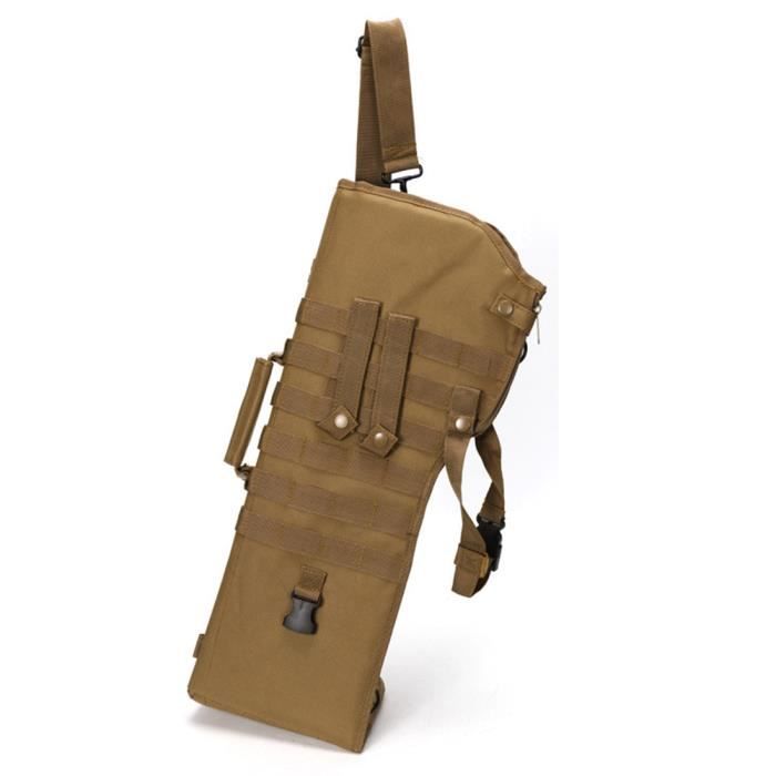 Holster Tactique En Cuir Gexgune - Taille 13x10.5x2 Cm, Ambidextre, Noir, Neuf