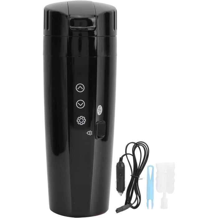 Wakects Bouilloire Électrique de Voyage 300 ml, Acier Inoxydable, Chauffe-eau Portable pour Voiture, 24V, Camping