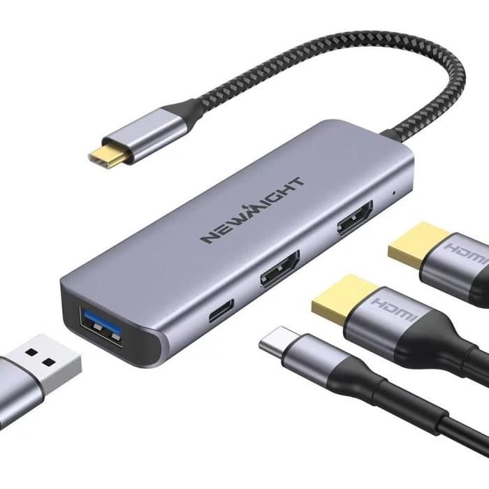 Adaptateur multiport AV numérique USB-C avec port USB pour Apple -  Cdiscount Informatique