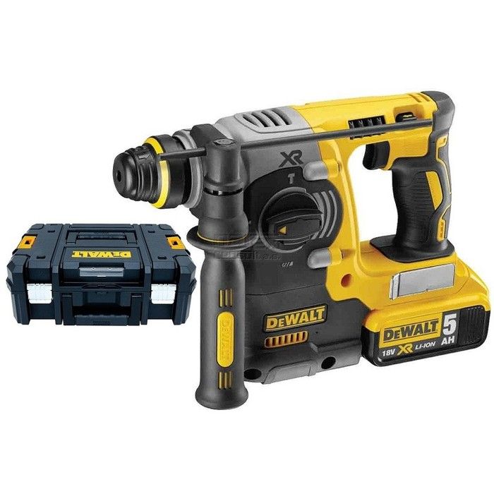 Perforateur DEWALT DCH273P2T SDS Plus 3 modes 18 V Li ion 2 x 5 Ah Moteur sans - vue 2
