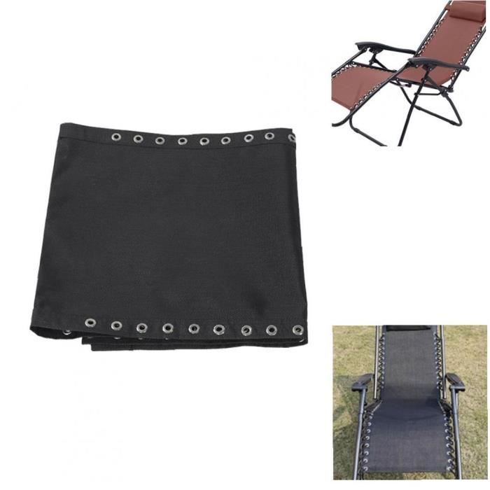 Tissu De Remplacement Pour Chaise De Patio - Kit Avec 4 Cordes élastiques, Tissu Gris 160x43 Cm, étanche - 10