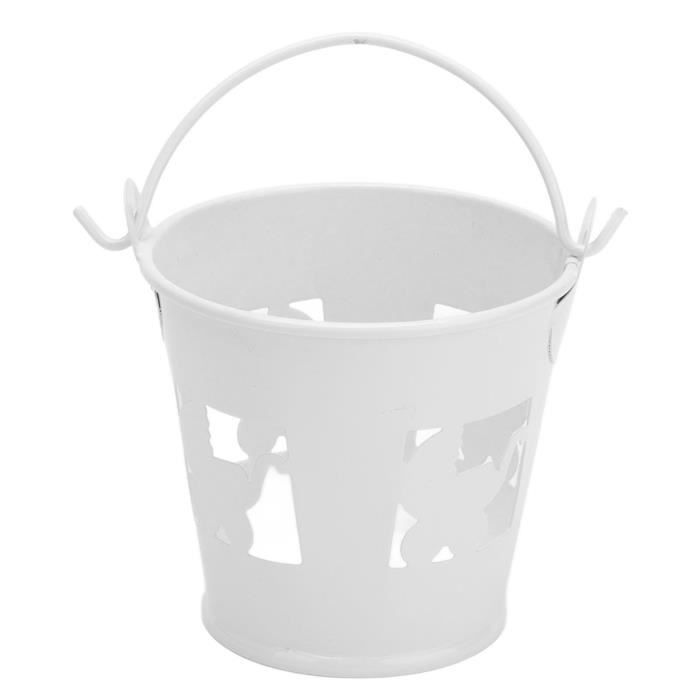 Mini Seaux Métalliques à Suspendre – Lot De 2, Couleur Orange, Pour Décoration Mariage, Fête, Ou Petits Pots De Fleurs - 2