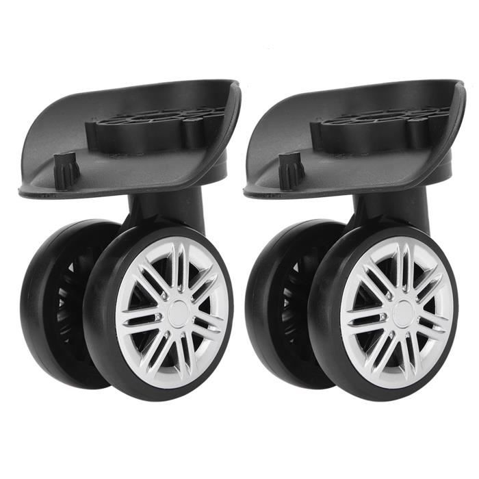 Lot De 2 Roues Silencieuses Polyuréthane 145 Mm X 30 Mm Pour Scooters, Patins, Chariots Et Fauteuils
