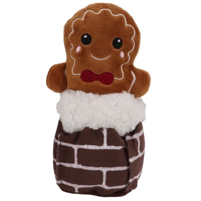 Peluche Bonhomme En Pain D'Épice - Coussin Décoration Noël 50 X 36 Cm - Jouet Doux Pour Enfant - Décoration Maison, Canapé, Chambre