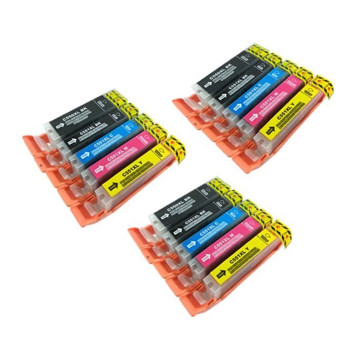 15 Compatible Encre Cartouche Pour Canon Pixma Mg5650 White Mg5655 Mg6300 Mg6340 Mg6350 Mg6400 Mg6450 Mg6600 Mg6650 Prix Pas Cher Cdiscount