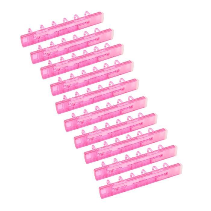 QOPZUJI 10 Peignes De Reliure Plastique 12mm 30 Trous - Dos Spirales