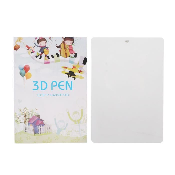 Papier Modèle Pour Stylo 3D - 20 Feuilles Avec 40 Motifs Enfants - 250x170mm