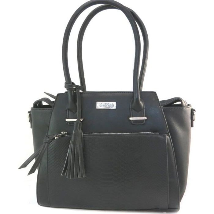 Sac créateur 'Georges Rech' noir - 40x28x11 cm [P2099]