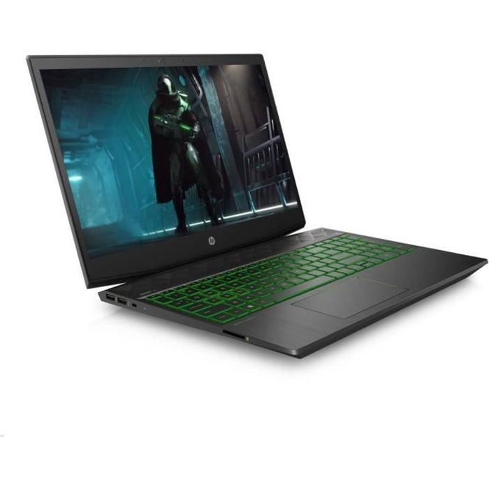 Top achat PC Portable HP PC Portable Pavilion Gaming - 15-cx0047nf - 15,6"FHD - Intel® Core™ i5-8300H - RAM 8Go - Stockage 256Go SSD - GTX1050Ti - FreeDOS pas cher