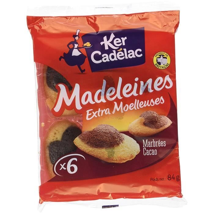 Ker Cadelac Barquette Madeleines Cacao 84 G Lot De 4 Achat