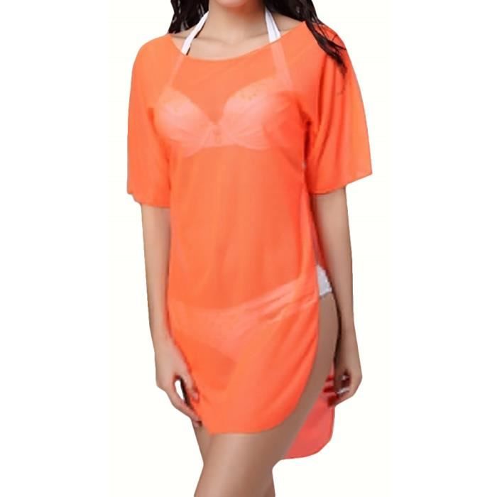 robe de plage fluo