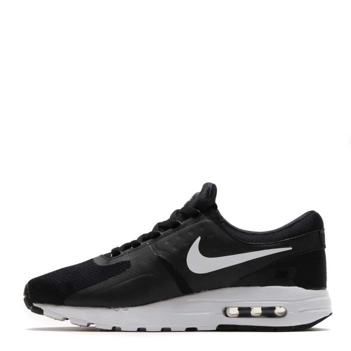 Basket Nike Air Max Zero Essential Junior NIKE 881224 001 Noir Polyester Lacets Noir Cdiscount Chaussures