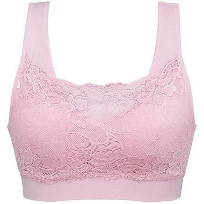 Brassiere Sport Femme Soutien Gorge Invisible Rembourré Bretelles