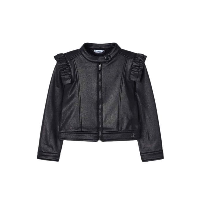Blouson - PERFECTO - BOMBER - Fausse Fourrure - Coton - Noir - Bébé