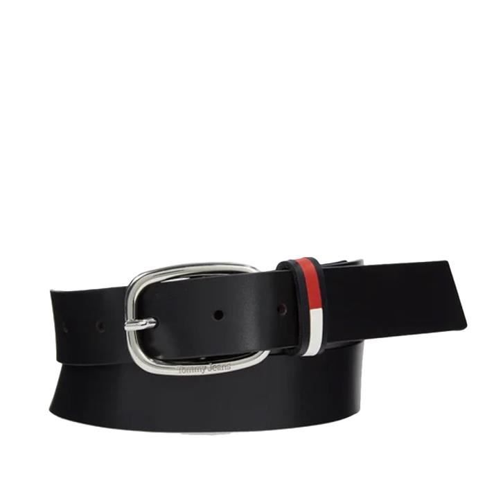 Ceinture Noir Femme Tommy Hilfiger Oval Shape Black Cdiscount