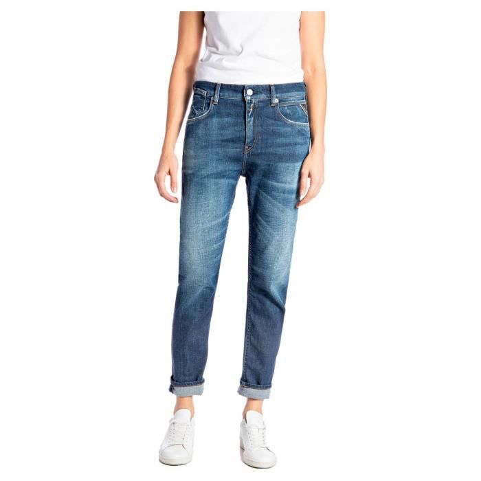 Replay Dames Jeans Marty Powerstretch Denim - Slim Boyfit