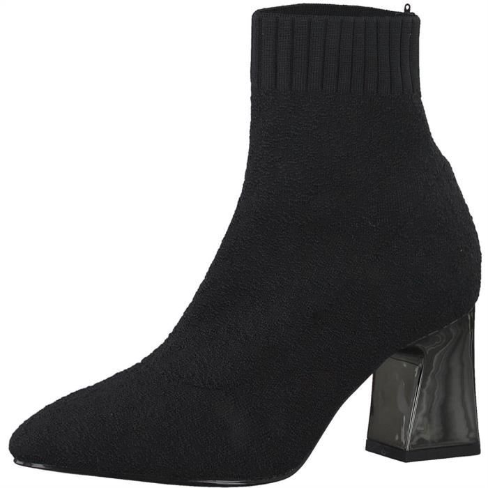 Bottines Boots 25387 Femme Tamaris 25387 Noir Cdiscount Chaussures