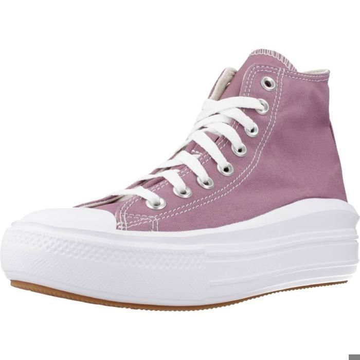 Converse Chaussure Converse Modèle Chuck Taylor All Star Move Hi - Coleur Violet