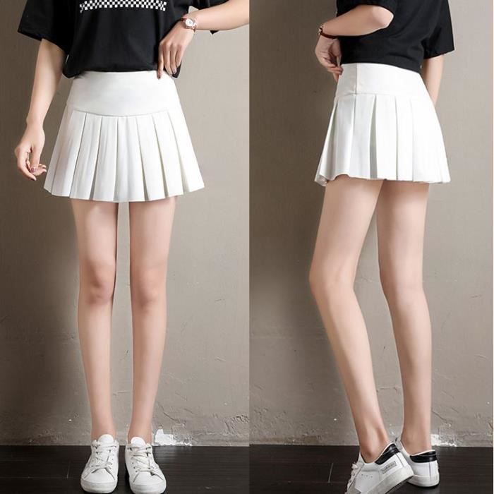 Jupe de tennis plissée Adidas Club blanche pour femme