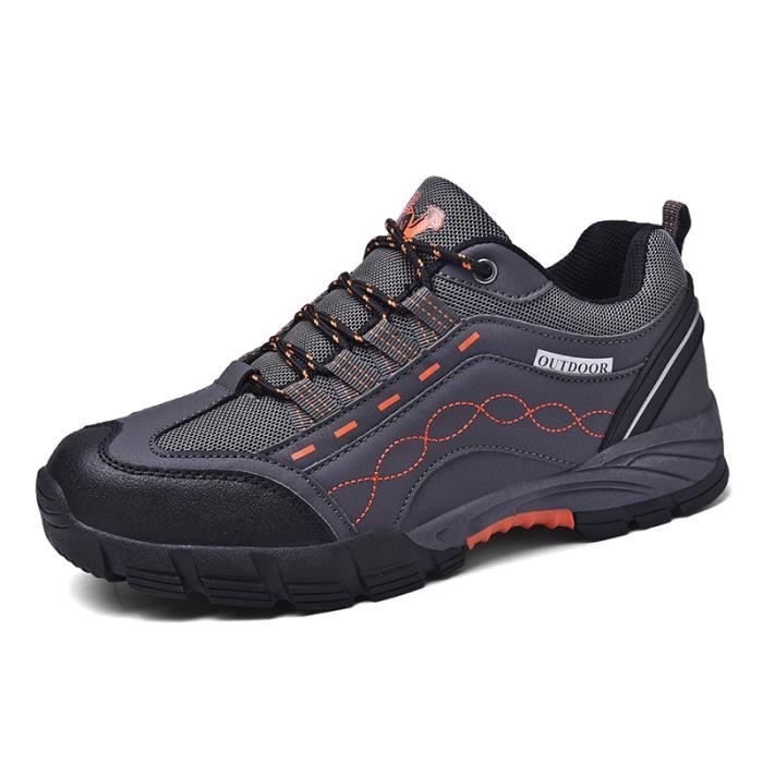 Chaussures Trekking Cuir Imperméable Anti-collision Chaussures Randonnée SANANG Homme - Trekking Outdoor Et Sport Chaussures Outdoor