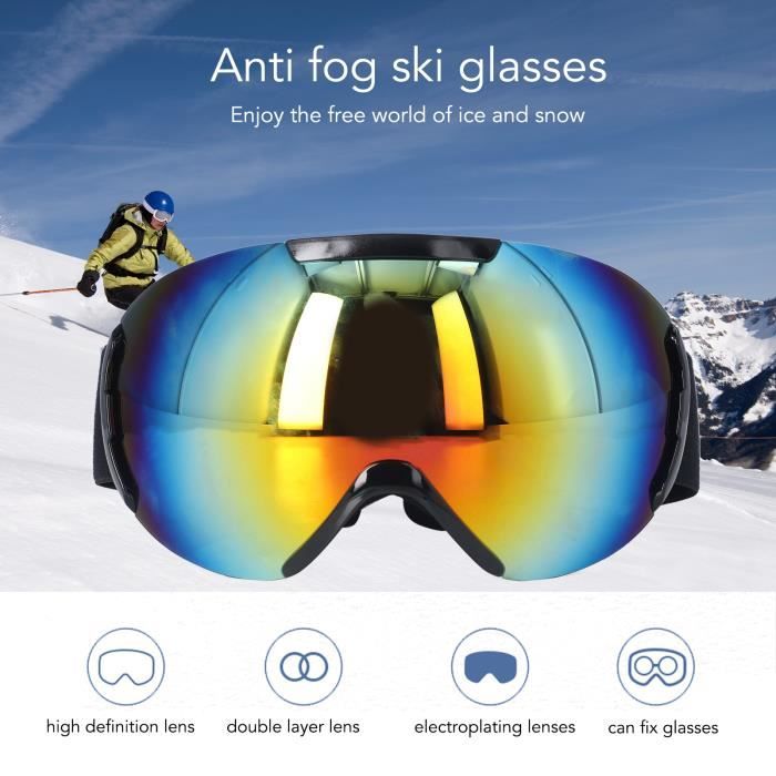 Masque ski top anti buée