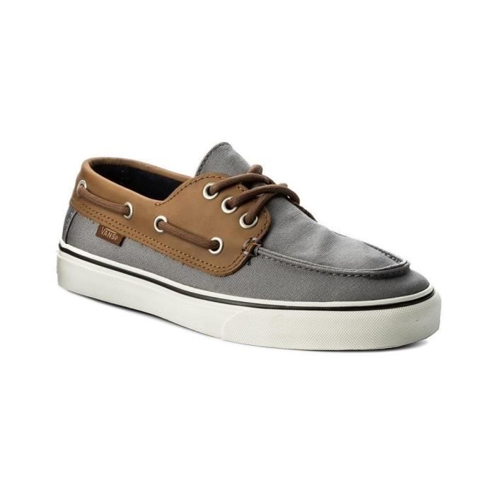 Vans Chaussures VANS Chauffeur Gris - Mixte/Adulte - Plat - Synthétique - Lacets